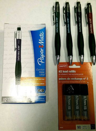 *new* paper mate comfort mate ultra mechanical pencil - 12 pack / dozen for sale