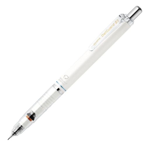 Zebra DelGuard Mechanical Pencil 0.5mm - White Body