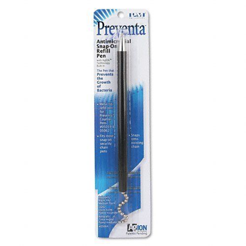 Pm Preventa Deluxe Counter Pen - Black Ink - Black Barrel - 1 Each (PMC05064)