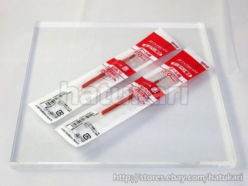 2pcs SXR-10 Red 1.0mm / Ballpoint Pen Refill for Jetstream / Uni-ball