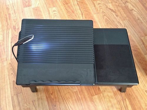 Portable folding tabletop lectern desk stand with spot light and storage for sale