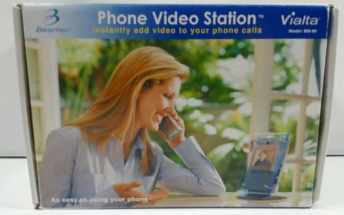 Vialta BM-80 Phone Video Station 3 Beamer 3.5&#034; LCD Screen Built-in Camera &#034;NEW&#034;