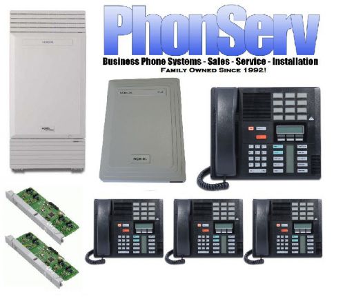 Norstar 4 Line Phone System Voicemail 4 LCD Display Phones