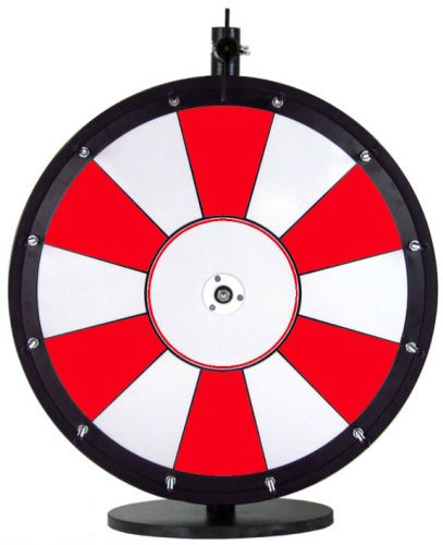 18 inch portable trade show promotion red and white dry erase prize wheel for sale
