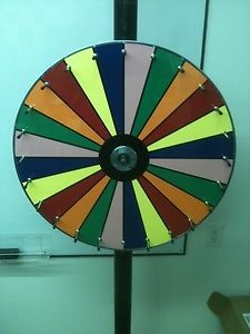 24&#034; Customer Color Wheel 6 Colors 4 Times