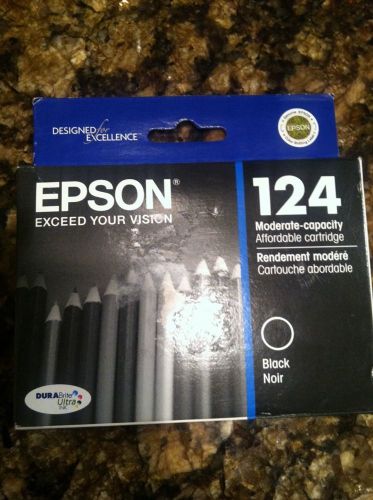 Epson DURABrite 124 Moderate Capacity Ink Cartridge Black Inkjet