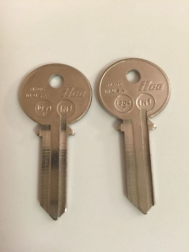 Pair of ILCO 1054F IN1 Key Blanks Axxess 118 FREE SHIPPING