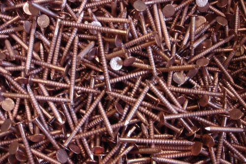 25 lbs. 1 3/4&#034; Annular Threaded Copper Roofing Nails