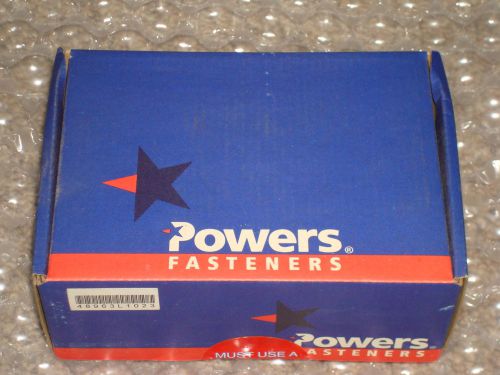 Wedge-bolt 7224sd box of 50 3/8&#034; x 3&#034; by powers fasteners. concrete anchor for sale
