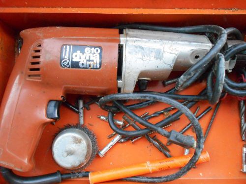 RAMSET 610 1/2&#034; Concrete DRILL in metal case with bits lot