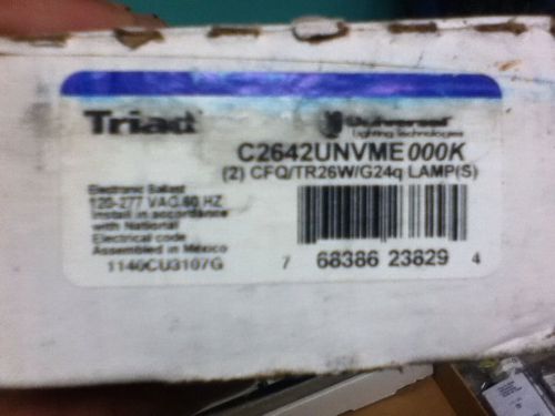 I pc  universal triad c2642unvme electronic ballast 26-42 watt 120-277 volt cfl for sale