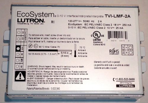 Lutron TVI-LMF-2A Ecosystem Interface 0-10V Dimming Interface  NOS