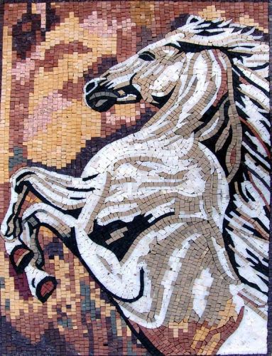 Horse Mosaic Artwork