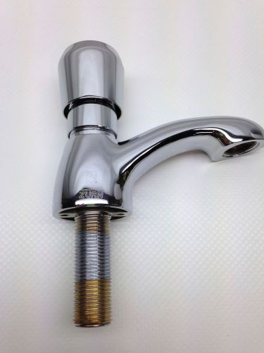 New zurn commercial metering water faucet press bright chrome single handle #1 for sale