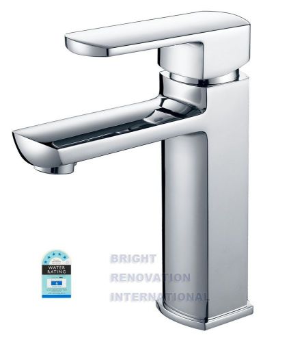 MILAN Square Bathroom WELS Basin Flick Mixer Tap Faucet