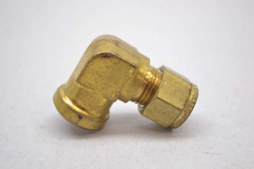 Swagelok brass 1/4in fnpt 3/8in tube 90 deg elbow fitting d430441 for sale