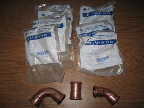 Elkhart Xpress 1-1/4&#034; Fittings Five (5) 90 Elbows, Three 45 Elbows, Two couplers