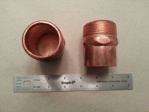 2 1 1/2&#034; Male Copper Adapter