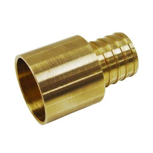 3/4&#034; x 3/4&#034; pex female adapter - sweat x pex - brass crimp fitting - lead free for sale
