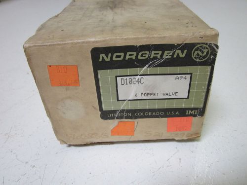 NORGREN D1024C K POPPET VALVE *NEW IN A BOX*