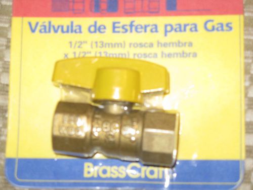 Brass craft  1/2 ” 13mm female thread gas ball valve psbv503-8 valves gas magne flo for sale