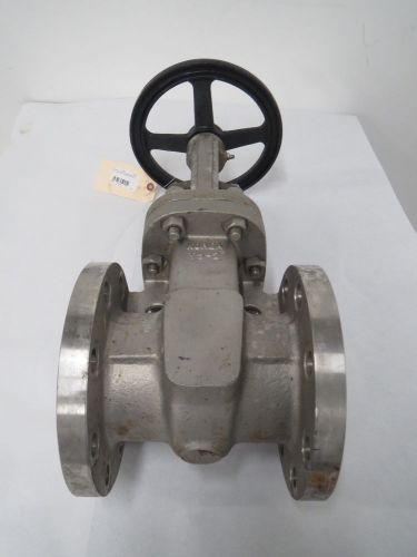 Grinnell gwe316lf hand-wheeled 4 in 150 stainless flanged gate valve b443649 for sale
