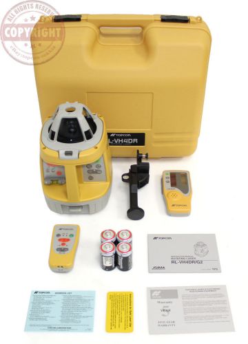 Topcon rl-vh4dr gc self-leveling rotary laser level pakcage for sale