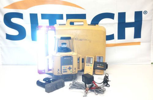 Topcon rt-5sa dual slope laser machine control +/-5 second accuracy 50% grade for sale