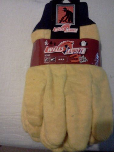 WELLS LAMONT MENS ONE SIZE GLOVES/3 PAIRS/428F