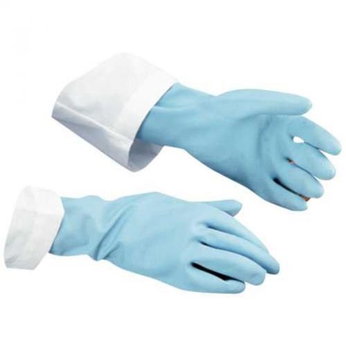 1 pair of Latex Gloves 12&#034; Blue Small Value Plus Impact Products Gloves 8418S