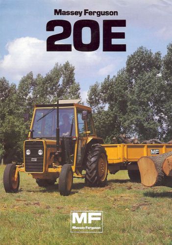 Equipment Brochure - Massey Ferguson - MF 20E - Tractor - 1982 (E1572)