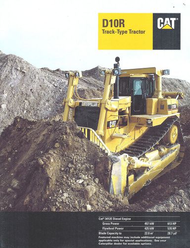1999  CATERPILLAR D10R TRACK TRACTOR 19  PAGE BROCHURE