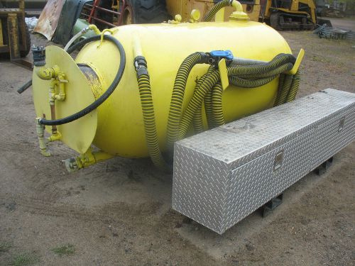 Vac tank sewer sludge portable motor hoses tool box 500 gallon self contained for sale