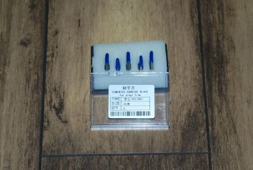 45° Blade (5pcs) for Roland cutter plotters, 100% Japan blade.