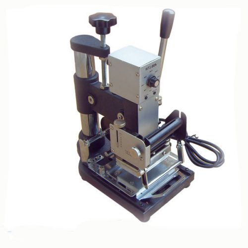 Manual pvc card album hot foil stamping machine stainless tipper stamper 220v for sale