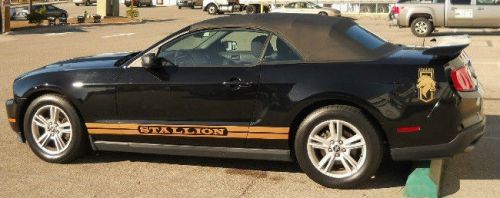 Advertise Nascar Style on 2012 Ford Mustang Stallion Convertible