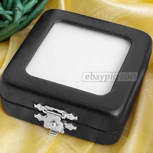 Velvet leather jewelry display showcase box 2.2x0.9&#034; fashion for sale