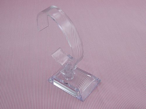 LOT OF 10 Clear Acrylic WATCH BRACELET DISPLAY STANDS