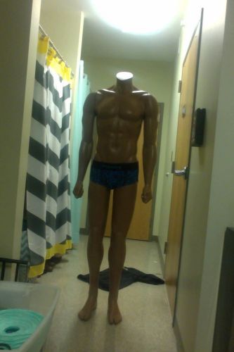 Brown, Headless, Male Mannequin. 5&#039;6&#034; - 5&#039;8&#034; in heighth.