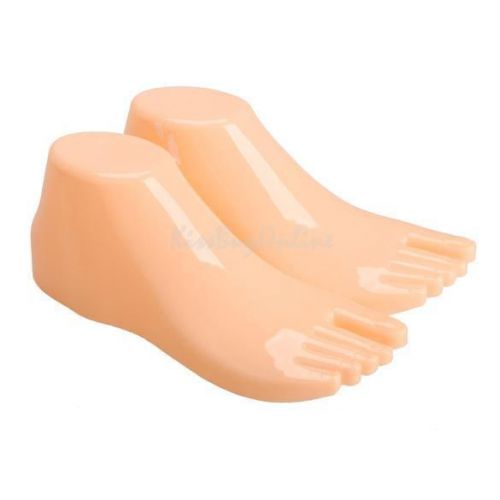K1bo pair of hard plastic adult feet mannequin foot model tools for shoes for sale