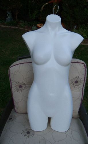 FEMALE 3/4 Body plastic mold MANNEQUIN Torso Retail Display 32&#034; Hi 35  26 32
