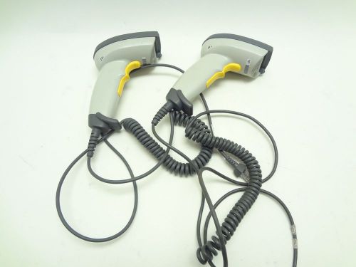 Symbol ls 4005i-i100 barcode scanner  with cable 25-16458-20 lot of 2 for sale