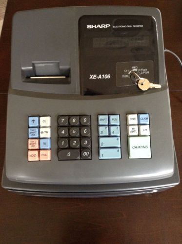 Sharp Model XE-A106 electronic Cash Register