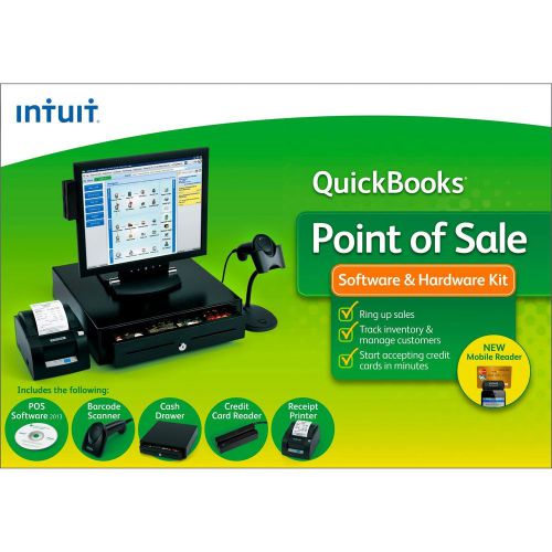 Quickbooks point of sale basic 2013 w/hardware for sale