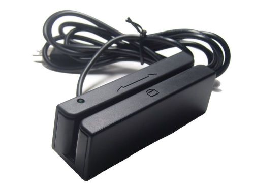 USB Credit Card Reader Mini 3 Hi-Co Magnetic mag swiper plug &amp; play