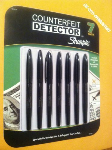 **Sharpie Counterfeit Detector Pens -7 Pack-fast/free shipping-U.S. SELLER**