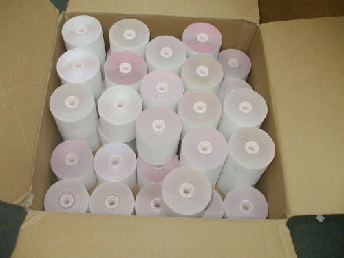Pmc 07638 3 part carbonless rolls, 3&#034; wide box 41 rolls for sale