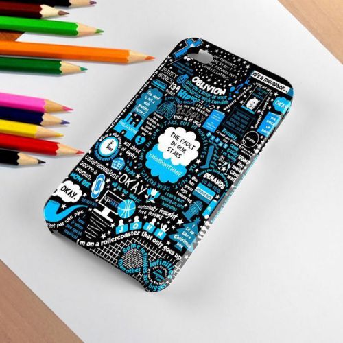 John Green Fault In Ours Star All Quote A109 New iPhone and Samsung Galaxy Case