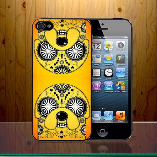 New Sugar Skull Adventure Time Finn Case cover For iPhone and Samsung galaxy