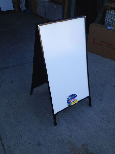 A-frame 2 sided sidewalk sign-dry erase for sale
